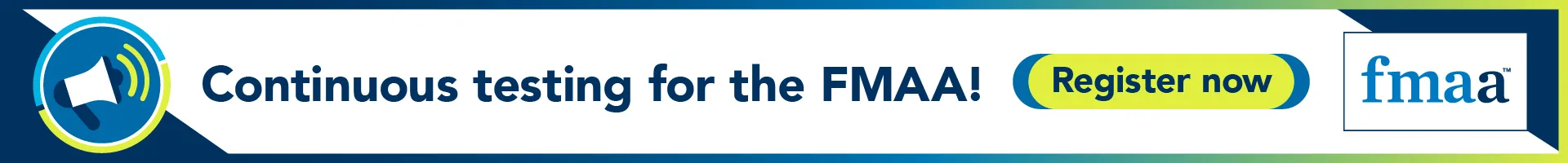 Continuous testing for the English FMAA now available!