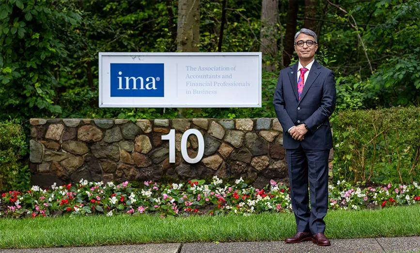 Sunil Deshmukh pictured outside IMA world headquarters