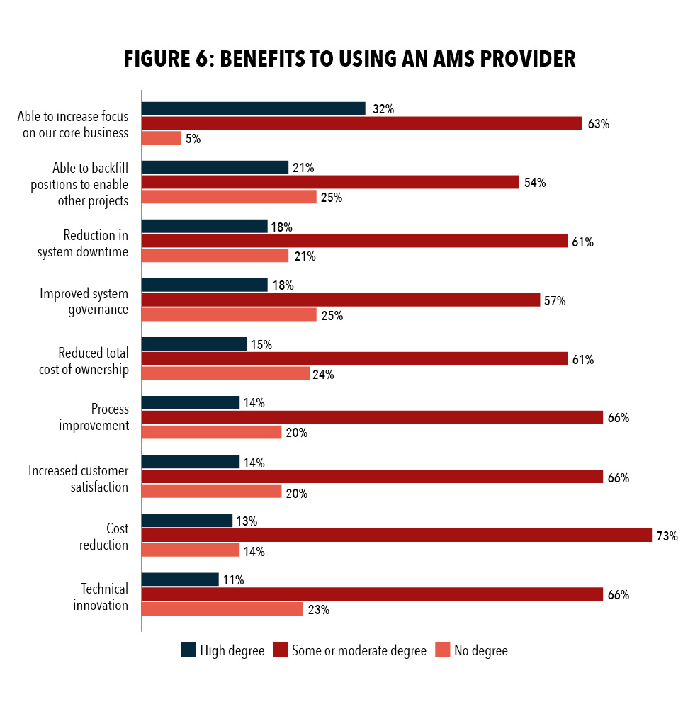 Figure 6: Benefits to Using An AMS Provider