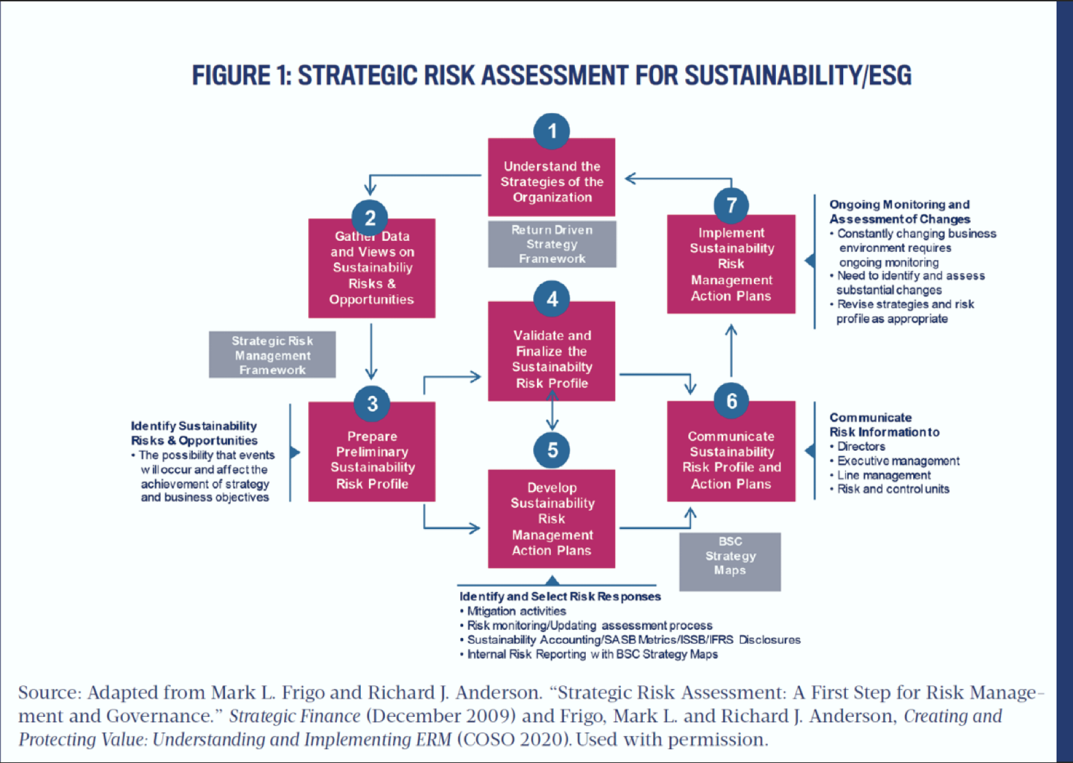 Figure 1: Strategic Risk Assessment for Sustainability/ESG