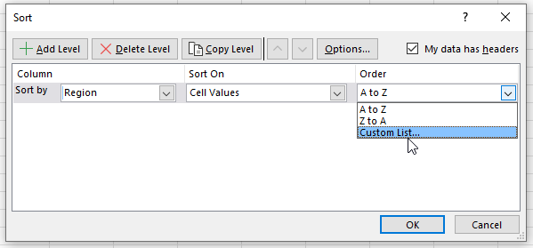Filling Quarters in Excel Figure 2