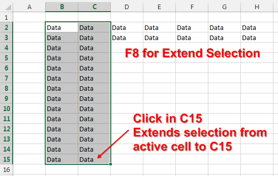 Excel Cell Selection And Deselection Ima