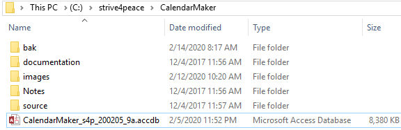 Access: Organizing Project Files | IMA