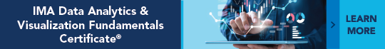 IMA Data Analytics & Visualization Fundamentals Certificate ad